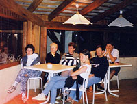 Restaurant du camping Les 2 Bois à Baratier, Hautes-Alpes.