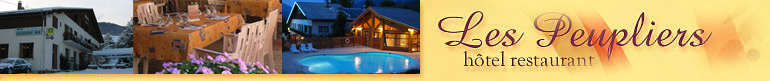 H�tel restaurant Les Peupliers � Baratier pr�s d'Embrun, du lac de Serre Pon�on et de la station de ski des Orres, dans les Hautes-Alpes 05