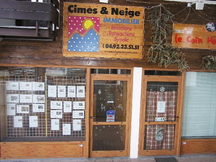 Immobilier Puy Saint Vincent, L'agence "Cimes et neige " immobilier,location, vente 