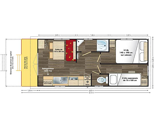 Roulottes des Alpes - camping les Airelles - Embrun